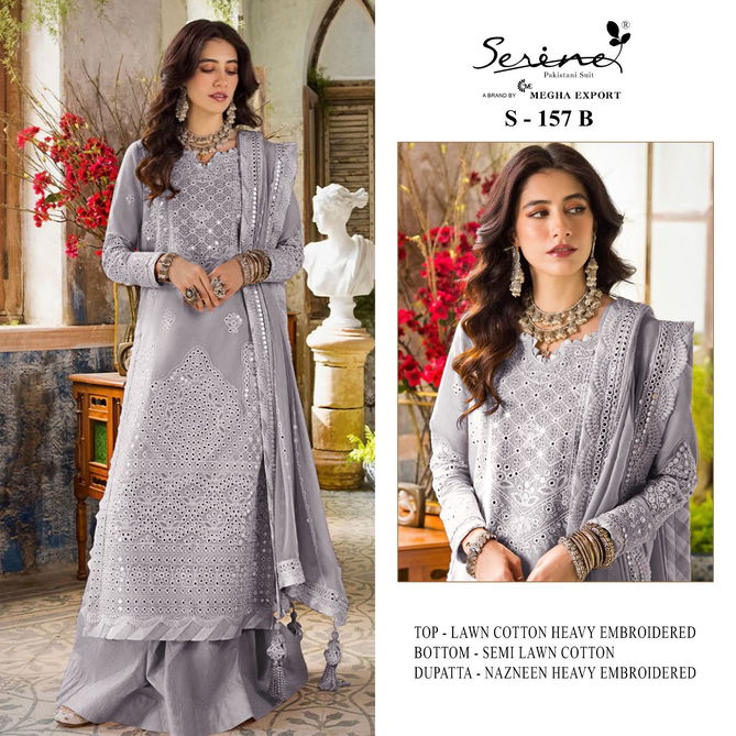 S 157 By Serine Designer Pakistani Suits Catalog